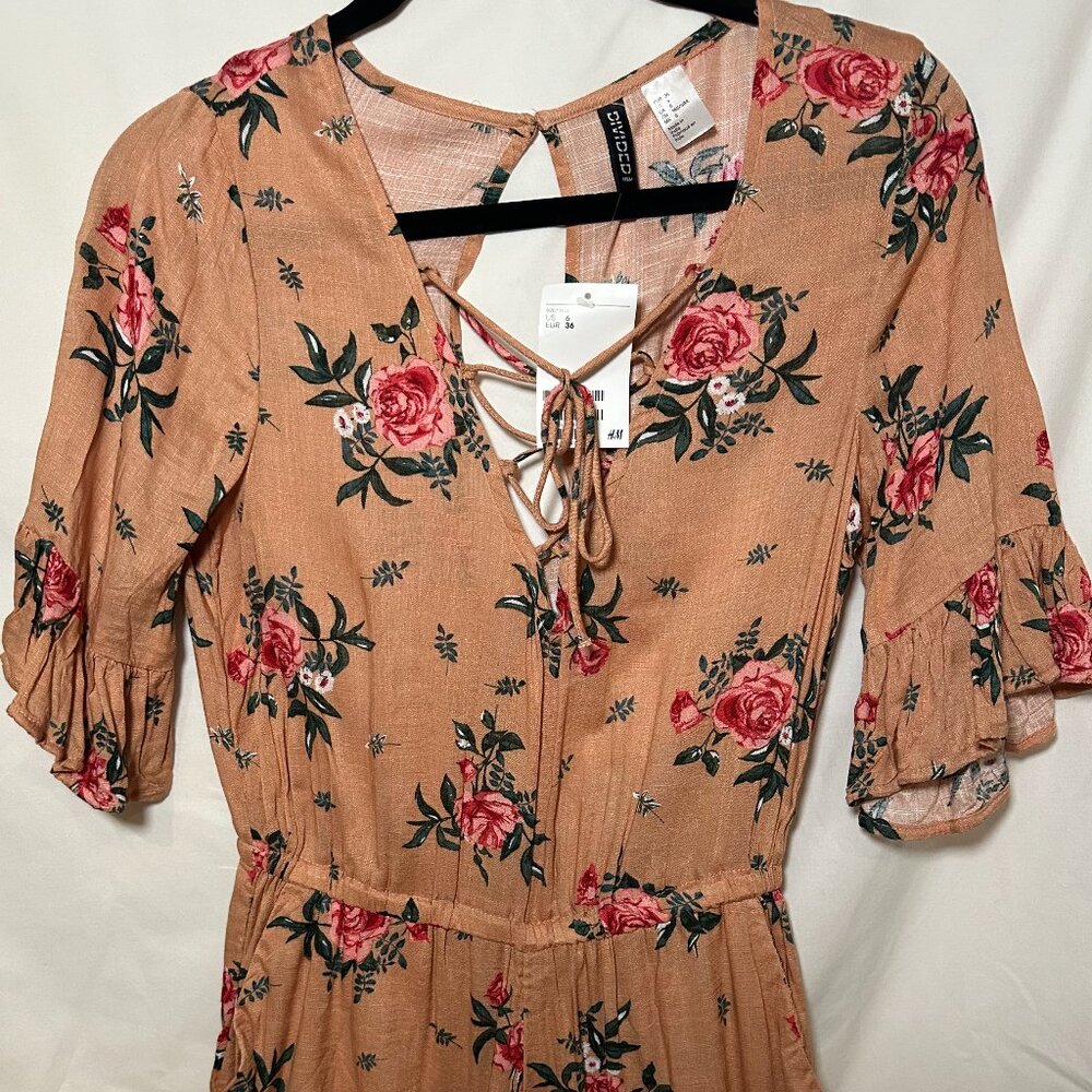 NEW Floral Romper size 6